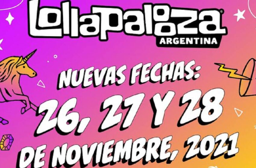 El Lollapalooza Argentina se posterga para el 2021