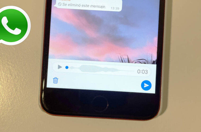  WhatsApp permite escuchar los mensajes de voz antes de enviarlos