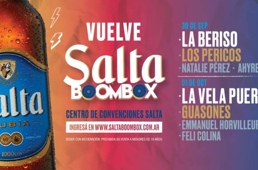  VUELVE EL SALTA BOOMBOX